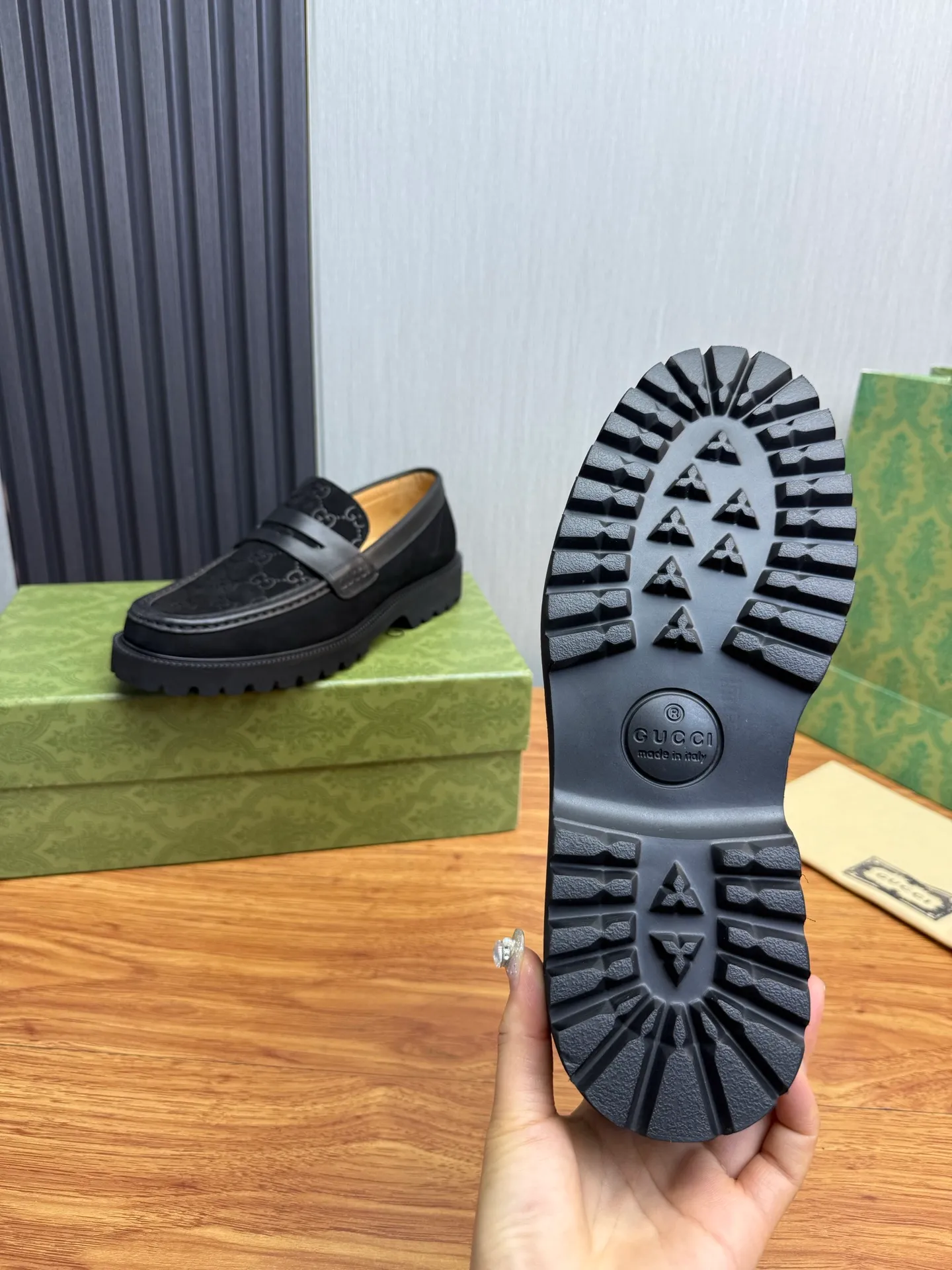 Factory price 580💰 GUCCI. Gucci men's business casual leather shoes, luxurious and noble👞All imported original brand leather materials, just to create a more comfortable wearing experience, upper: original cowhide. Frosted cowhide➕Imported full cowhide, original outsole✔️16-45 (45 non-refundable)